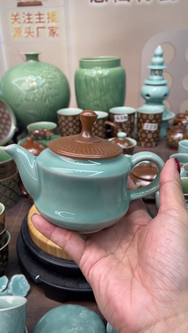 瓷 微瑕 慧仙青瓷 龙泉青瓷大促 不分正暇