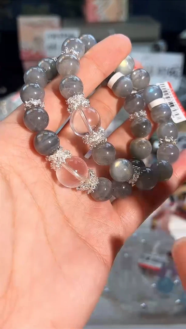 水晶手串未镶嵌e235多样性发货一件