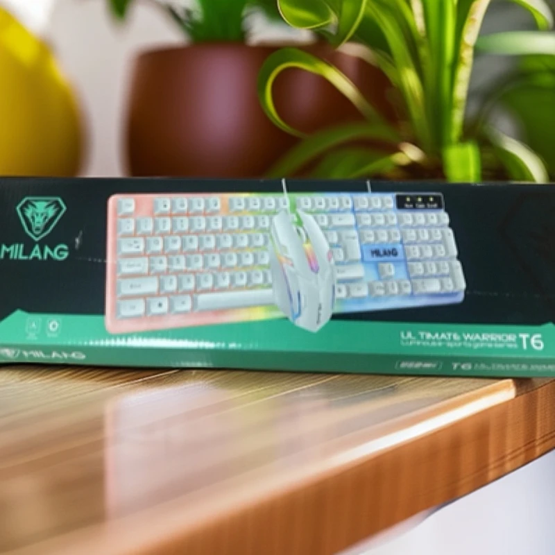 全新发光键盘鼠标一套