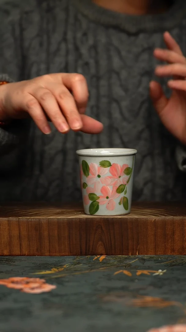 瓷片釉下彩手工手绘同款陶器