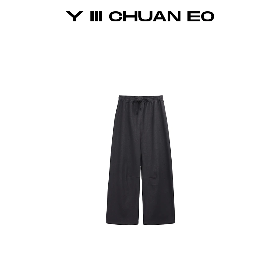Y III CHUAN EO 斜纹宽松休闲长裤