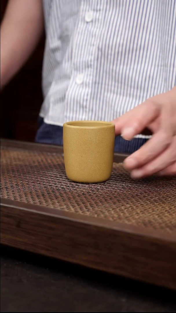 茶壶紫砂黄金段高杯
