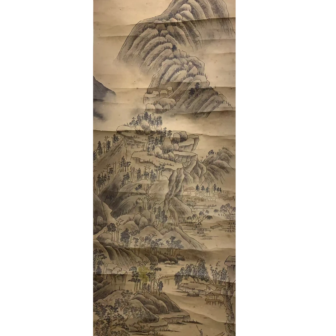 王SM款  山水立轴120 35 3.7平尺