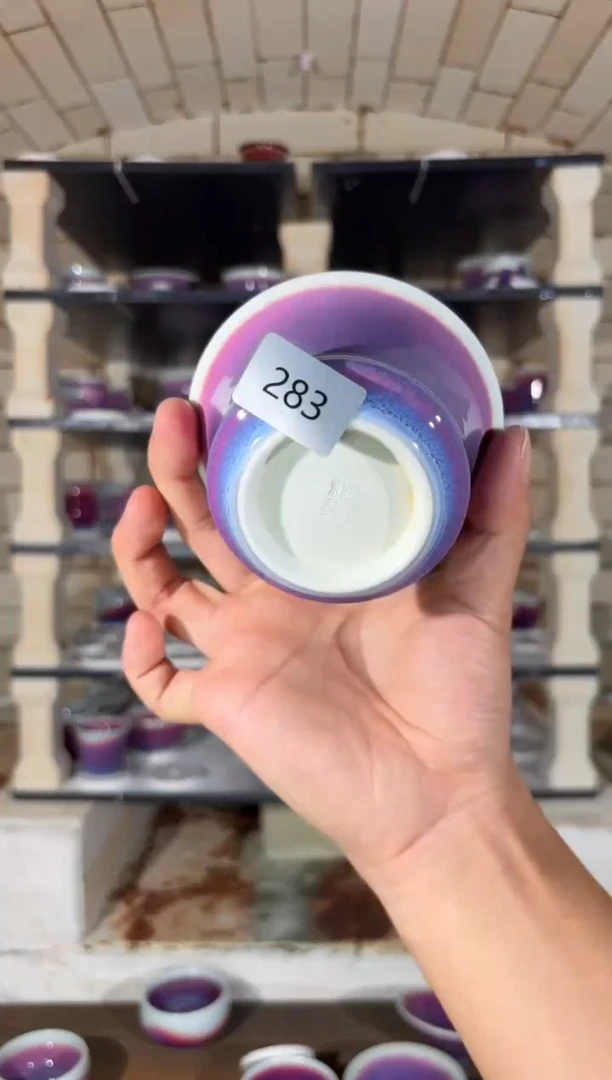 摆件精品窑变钧瓷茶器