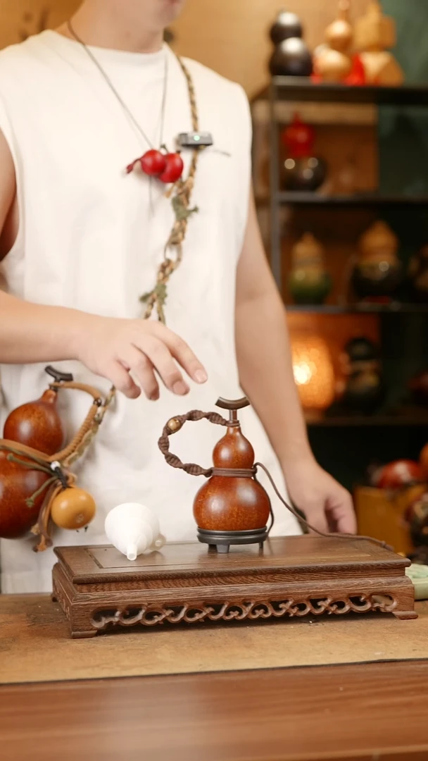 34号精品天然大漆酒葫芦一物一拍~