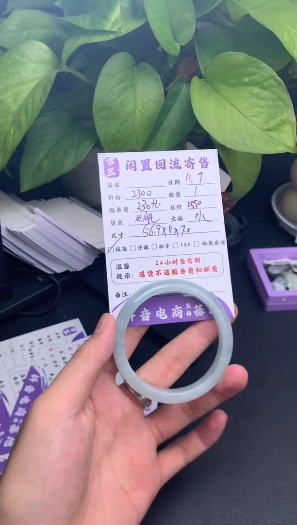 未镶嵌手镯翡翠手镯