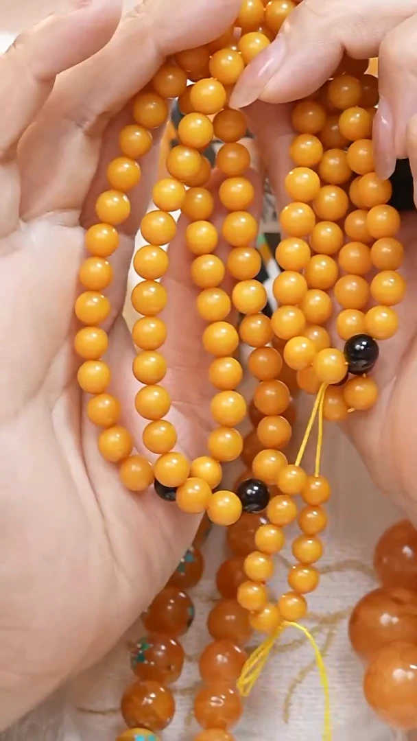 蜜蜡颈饰未镶嵌7761天然蜜蜡珠宝奇石全部保真
