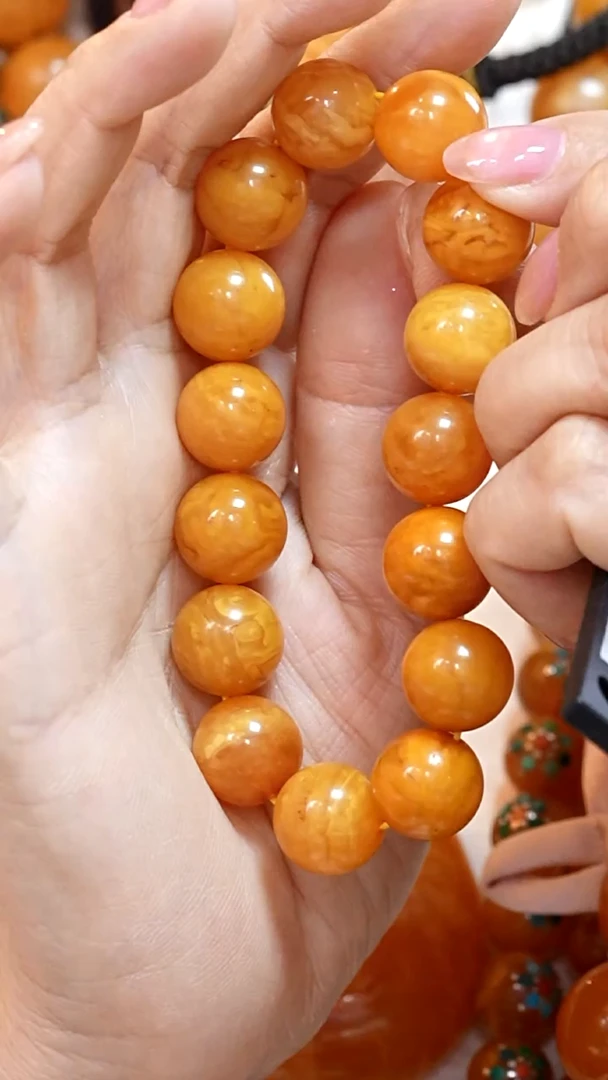 蜜蜡颈饰未镶嵌7280天然蜜蜡珠宝奇石云端妖孽全部保真