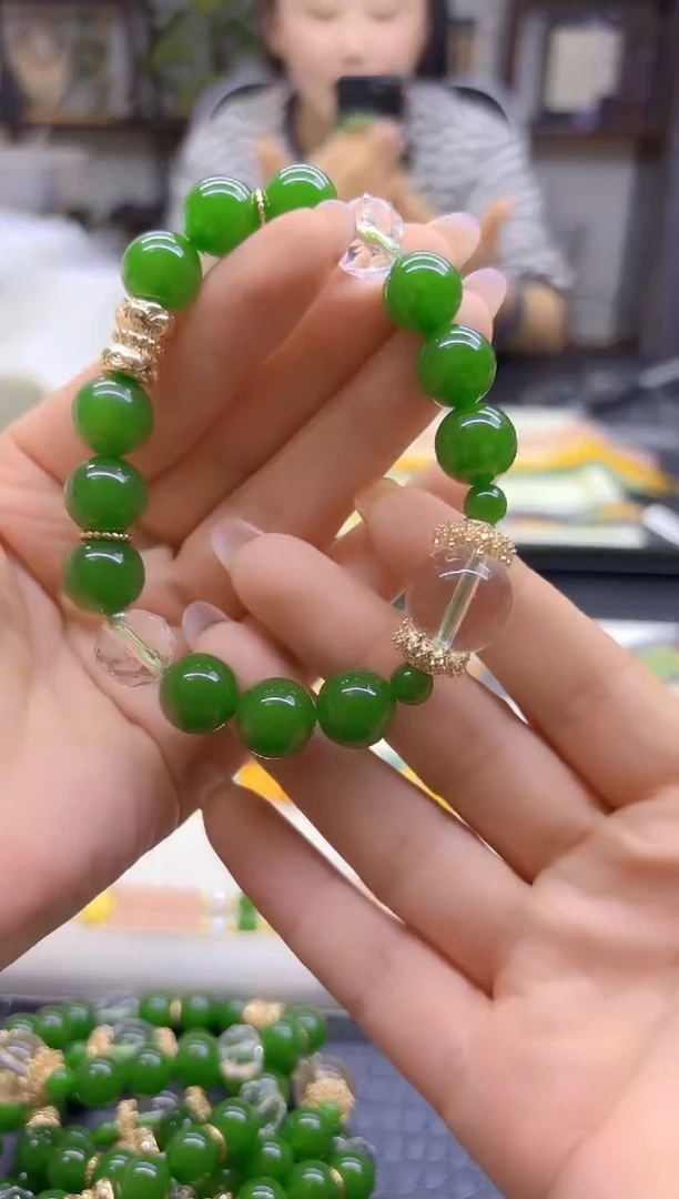 未镶嵌手链和田玉DIY款S933