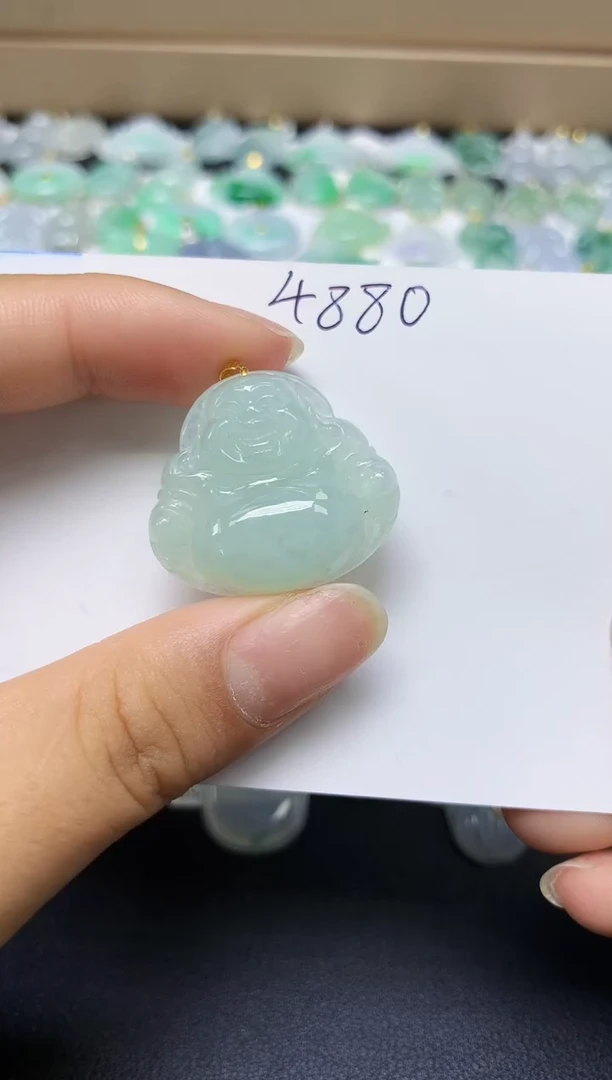 翡翠未镶嵌颈饰 天然缅甸翡翠A货