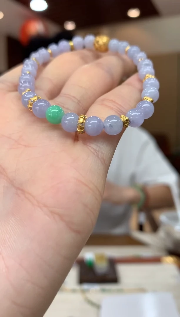 未镶嵌手串翡翠手串