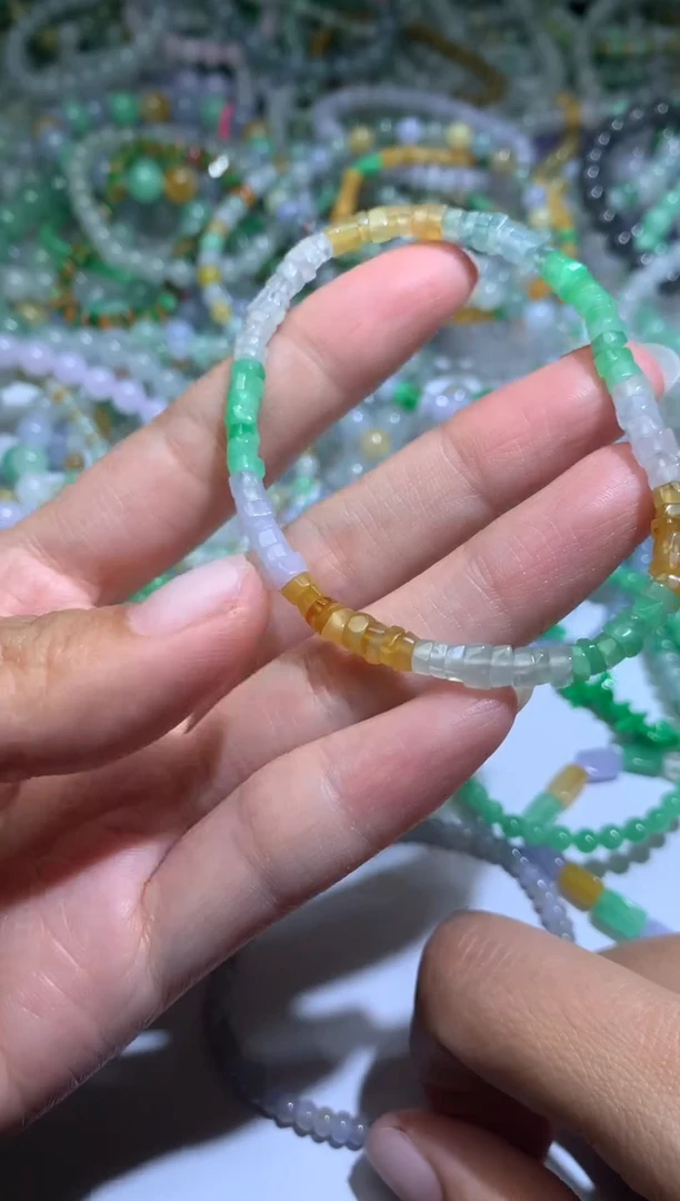 未镶嵌手链翡翠净货