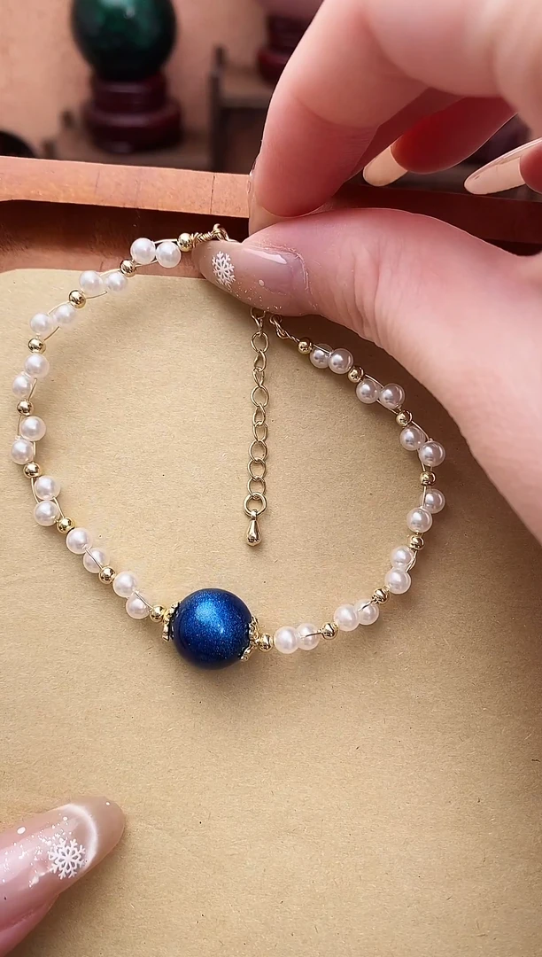 大漆1.2单珠手串 非遗大漆珠