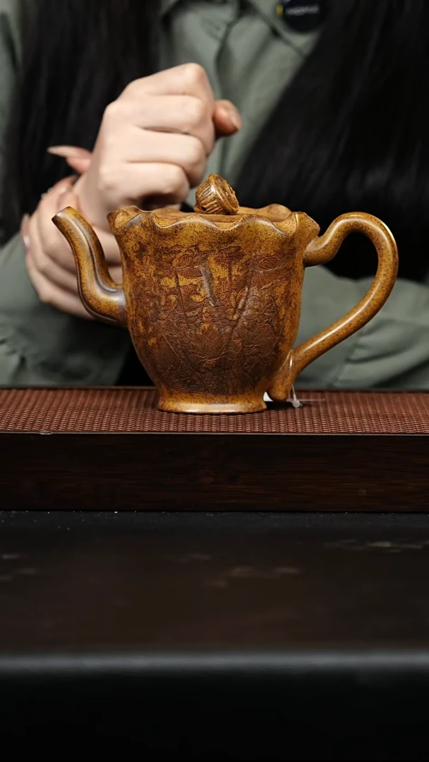 茶壶紫砂宫灯壶