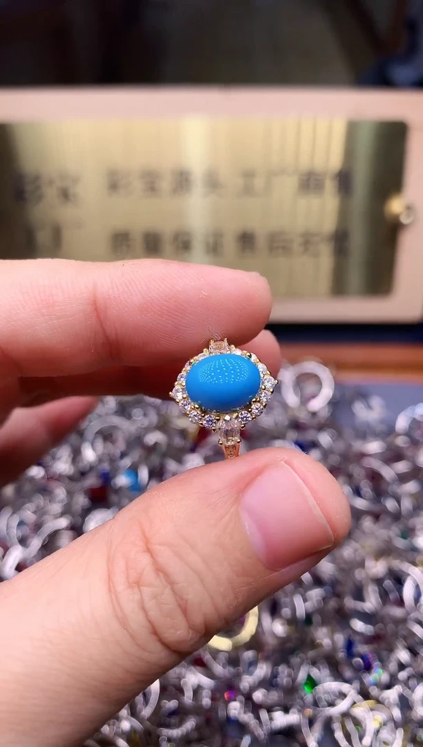 【闪购商品】蓝宝石戒指银S925镶嵌........