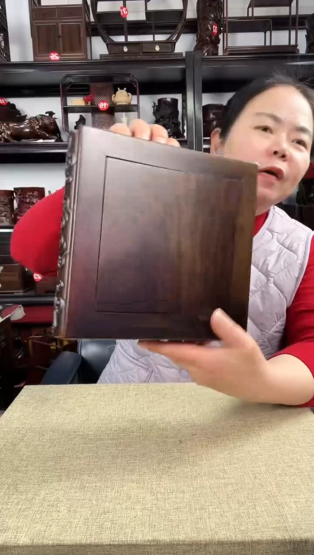 木如意正方大号老李红木工艺品
