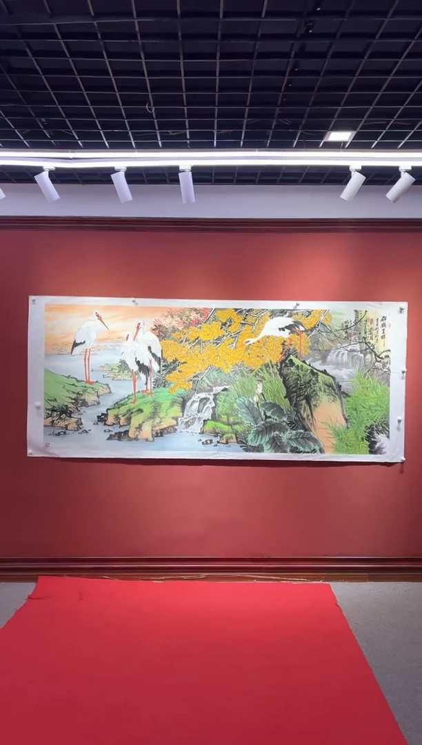 国画孙桂国老师国画作品，带合影证书10-60