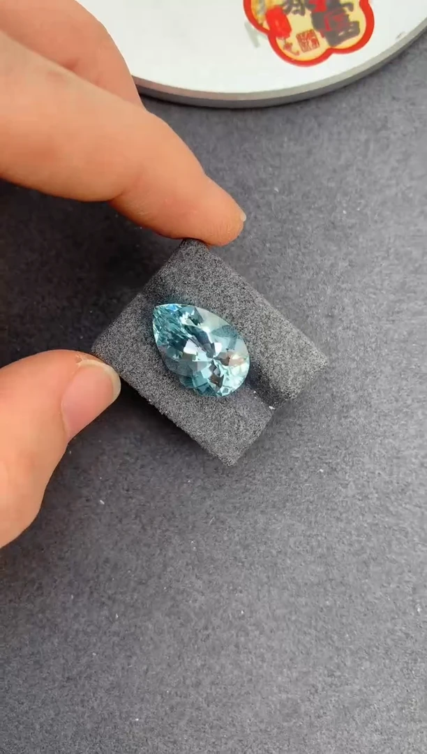 【闪购商品】海蓝宝石裸石未镶嵌8.8ct海蓝宝
