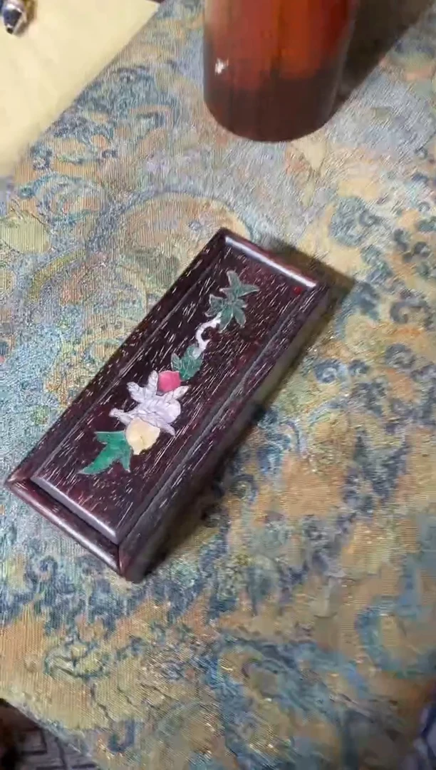 檀香紫檀（小叶紫檀）小叶紫檀花盒子