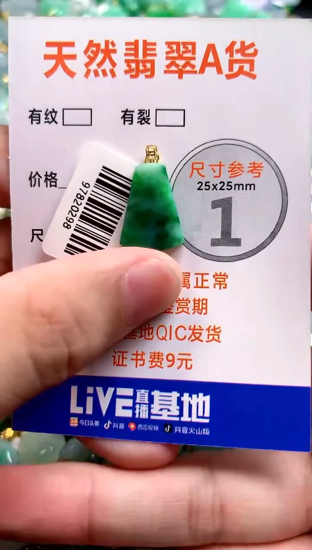颈饰18K金镶嵌翡翠0483258575