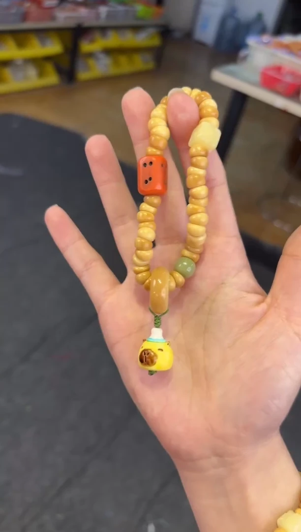 菩提根/象牙果吊坠 8mm龙脊大肠卡皮巴拉