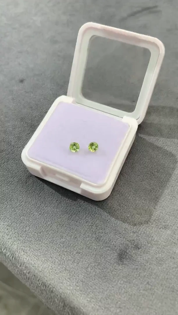 未镶嵌裸石橄榄石配对橄榄石