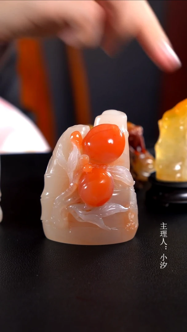 寿山石海*飞寿山石竹节印章