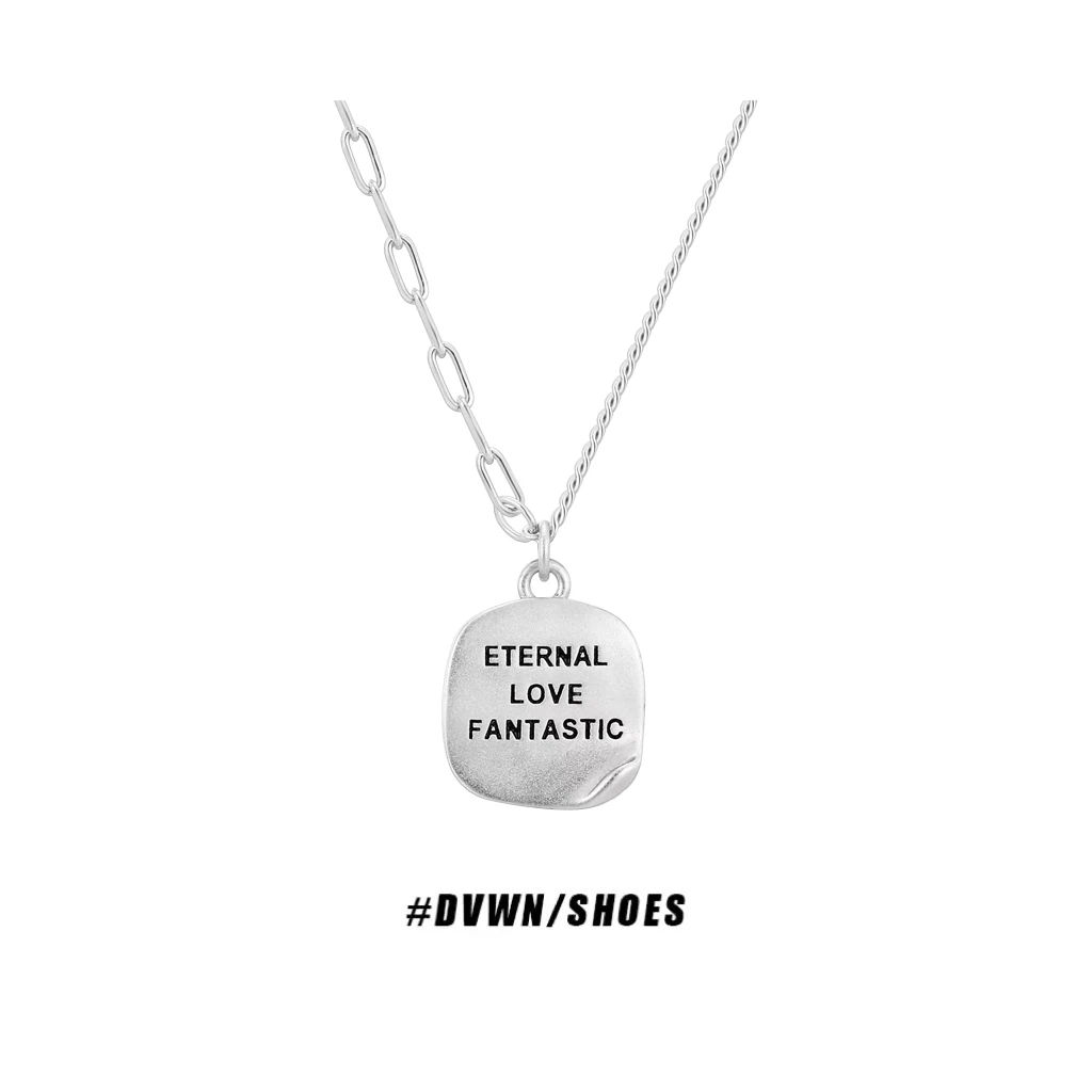 铜合金项链 【DWANG设计STUDIO】永恒的爱情项链