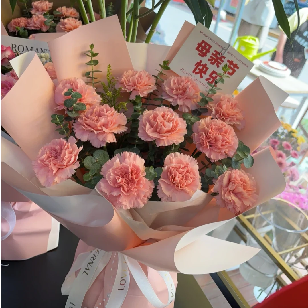 11朵粉色康乃馨