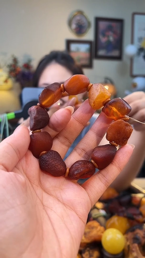 手串琥珀未镶嵌手串