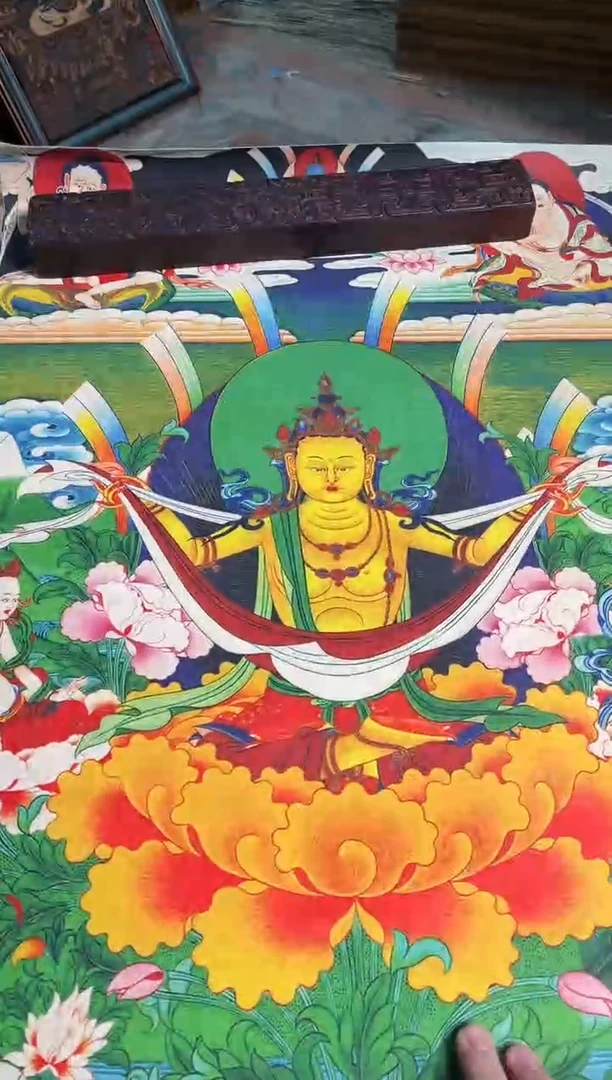 卷轴画路路的唐卡tk160