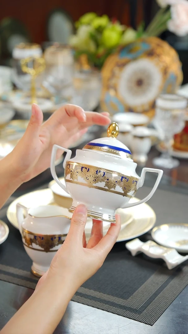 瓷片糖缸 1个  尾单