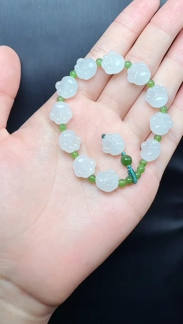 手串未镶嵌和田玉猫爪手串06