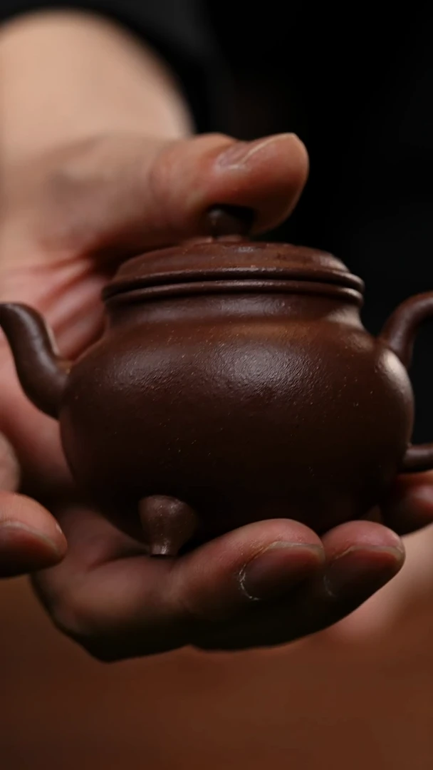 茶壶紫砂大彬如意天青泥WG