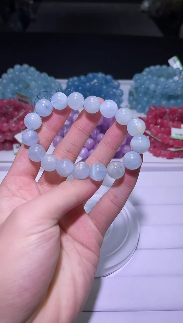 1海蓝宝石（处理）X006-12mm海蓝宝单圈-多样性发其一