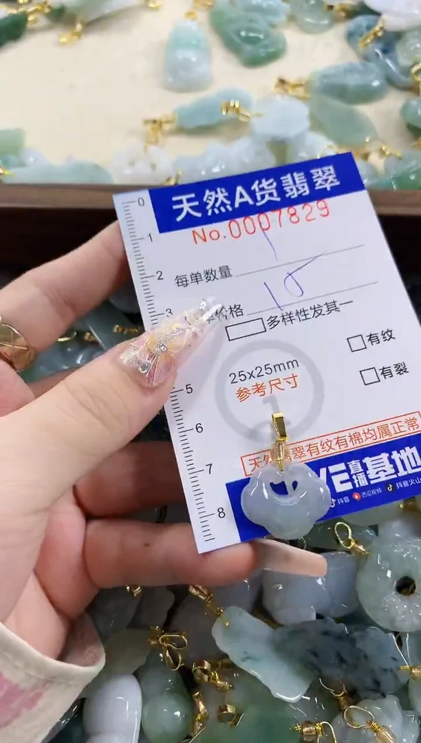 颈饰未镶嵌翡翠天然A货翡翠
