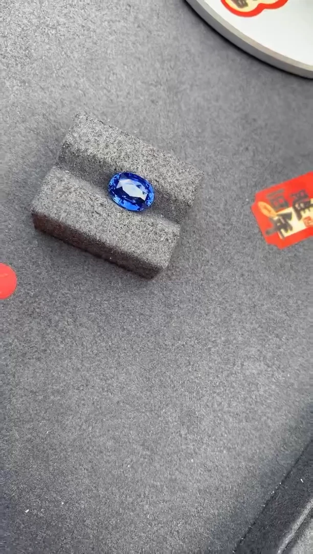 【闪购商品】蓝宝石裸石未镶嵌3ct无烧皇家蓝