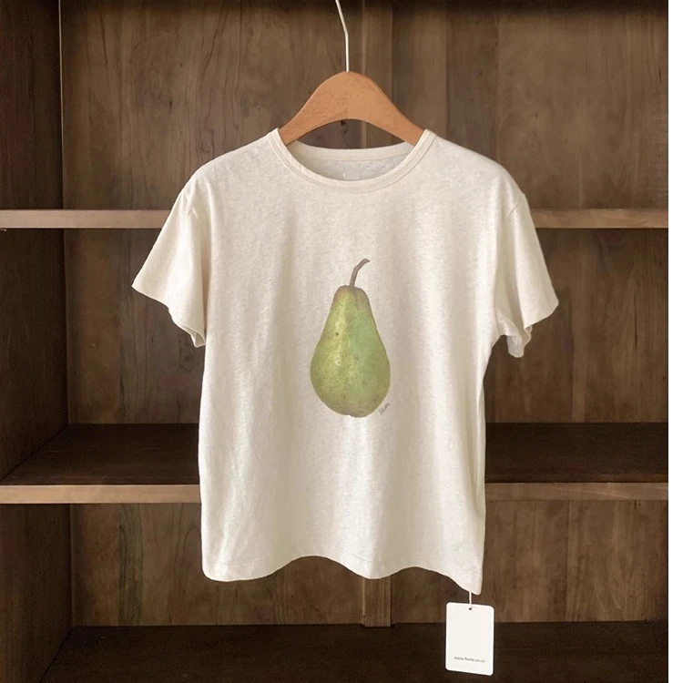 泡菜东大门 fletta 休闲印花棉质短袖T恤