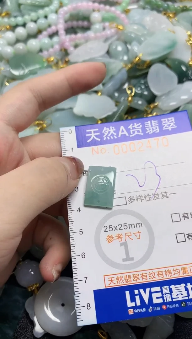 颈饰未镶嵌翡翠天然A货翡翠