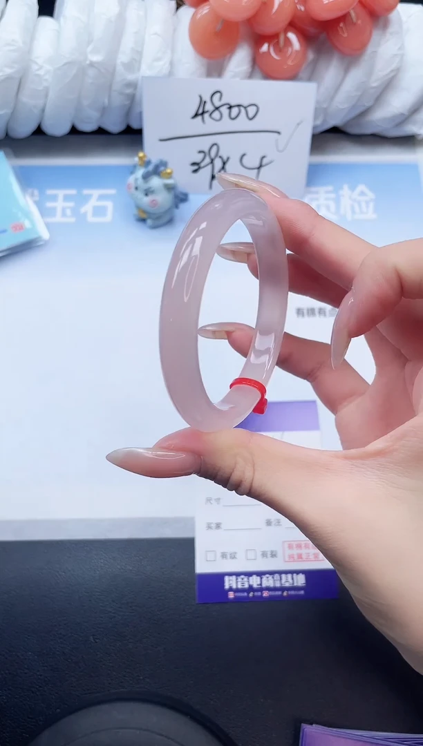 未镶嵌手镯石英质玉27K46-54