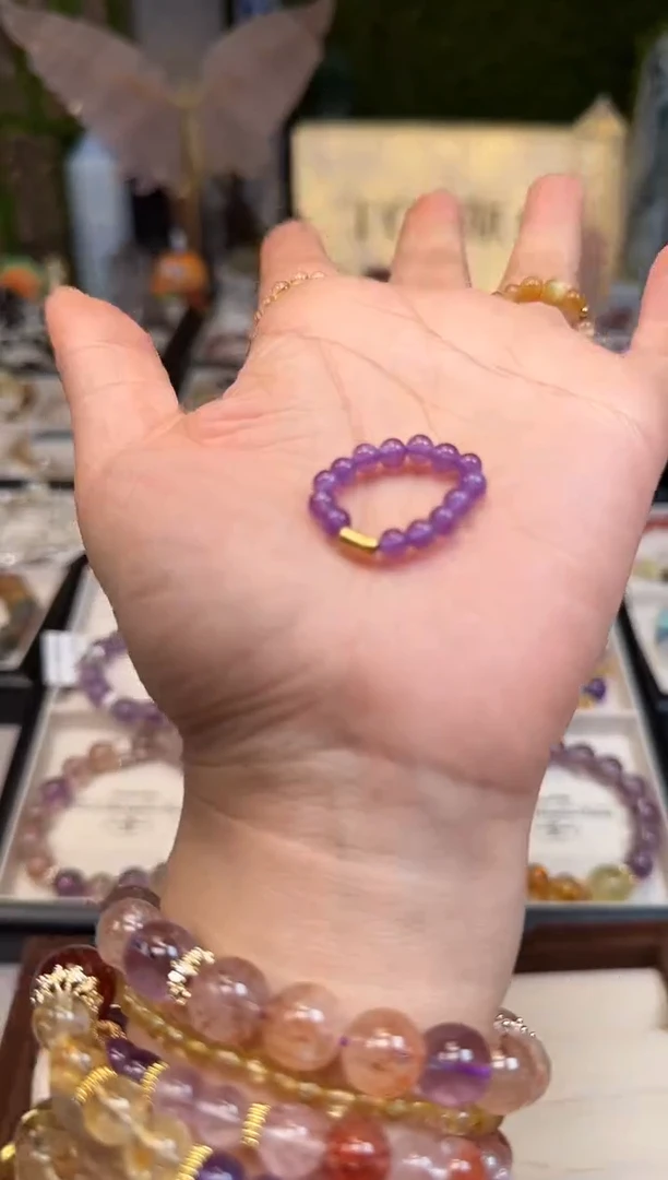 【闪购商品】水晶戒指银S925镶嵌5a TGS原创设计 T155