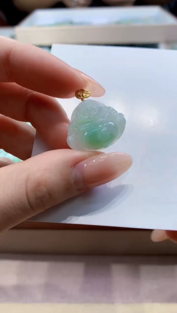 颈饰未镶嵌翡翠天然缅甸a货翡翠