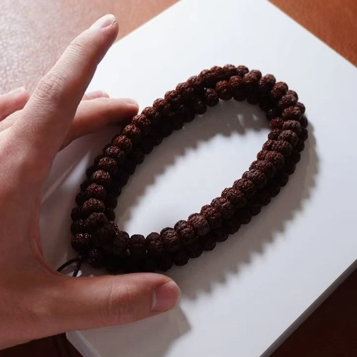 【长安臻品·五瓣纽扣树王108脖挂】纽扣树王小金刚108脖挂