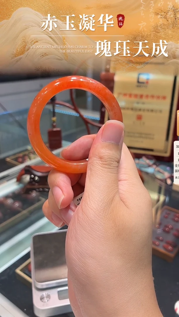 未镶嵌南红玛瑙手镯原矿南红手镯圈51-53多样性发货