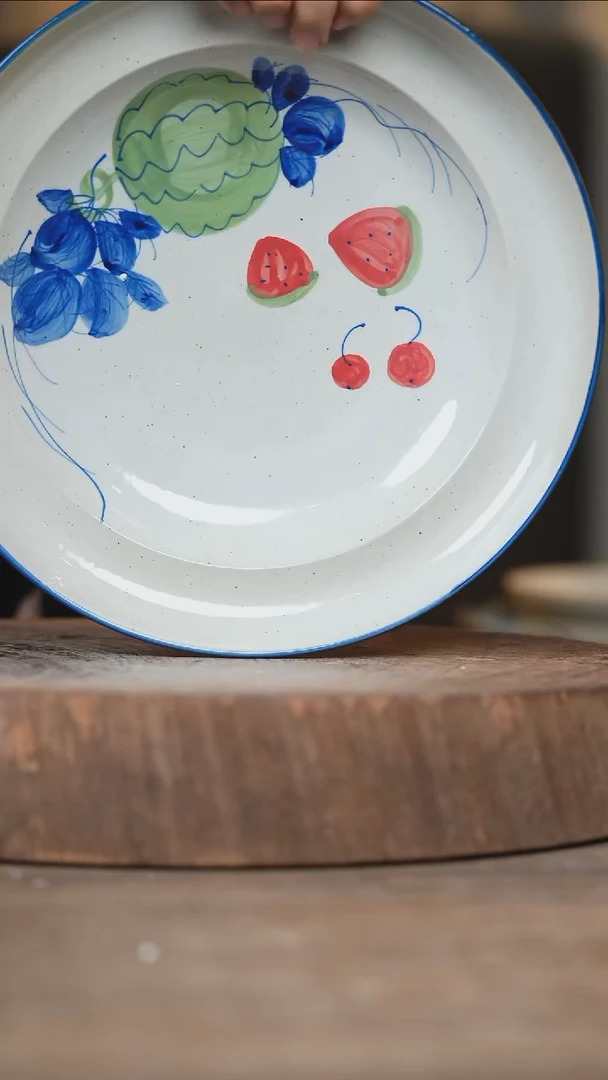 瓷片景德镇高温釉下彩（食品级）