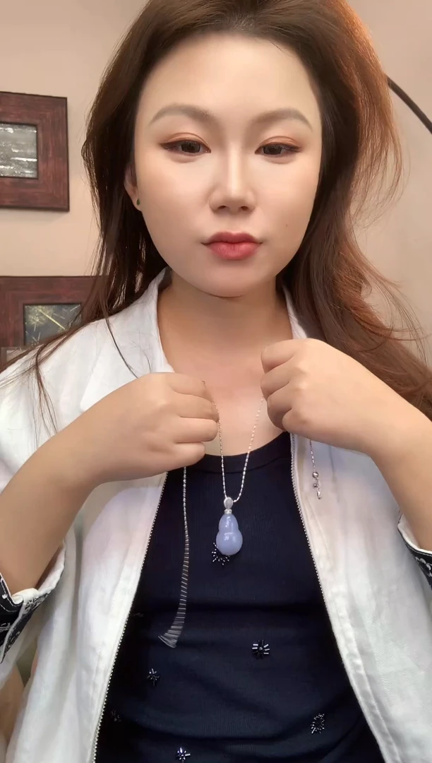 吊坠(不含链)18K金镶嵌翡翠89-吊坠