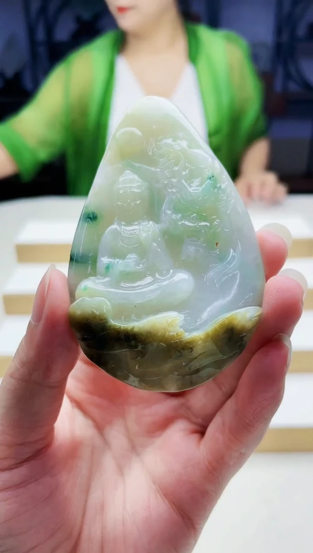 未镶嵌定制翡翠毛货09160098