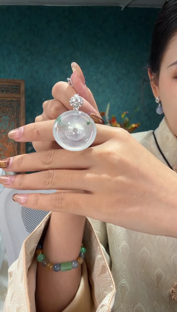 颈饰未镶嵌翡翠翡翠平安扣