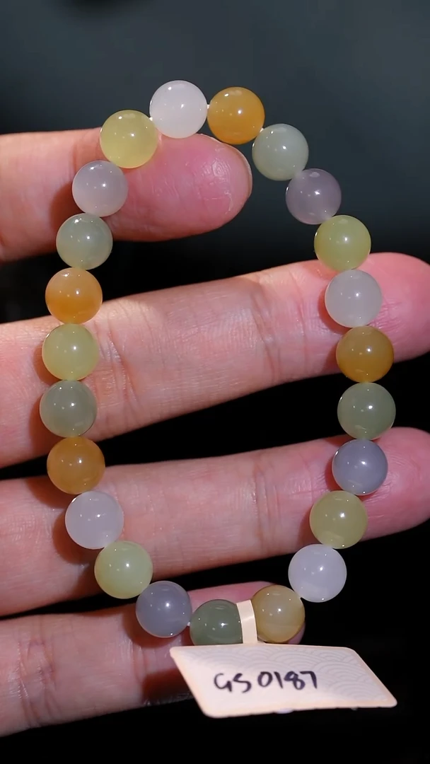 未镶嵌手串和田玉9多样性发一