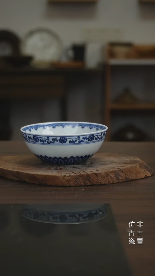 景德镇手工手绘陶瓷微瑕